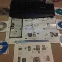 Dell CDs + Keyboard + instruction for PC